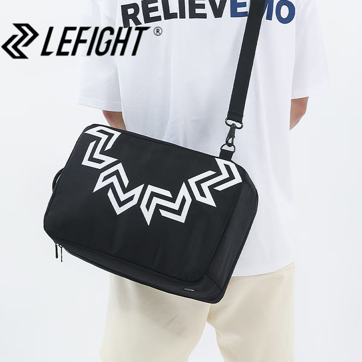 Bolsa de almacenamiento para zapatos Lefight, bolsa deportiva, se puede llevar en la mano o cruzada, con cremallera, adecuada para hombres y mujeres