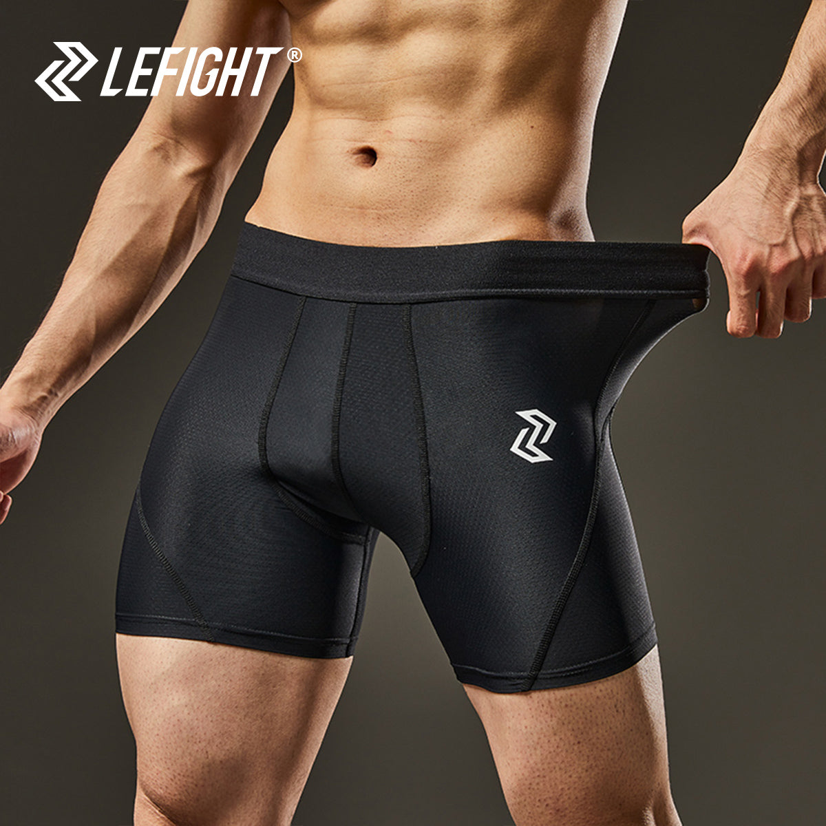 Paquete de 3 calzoncillos tipo bóxer deportivos Lefight para hombre