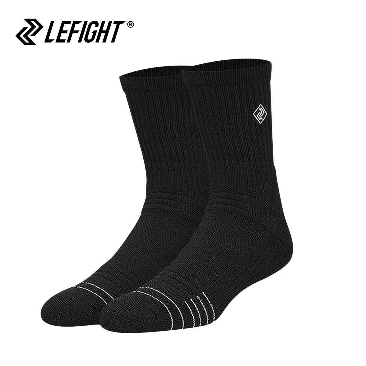 3 pares de calcetines de compresión de baloncesto Lefight grandes