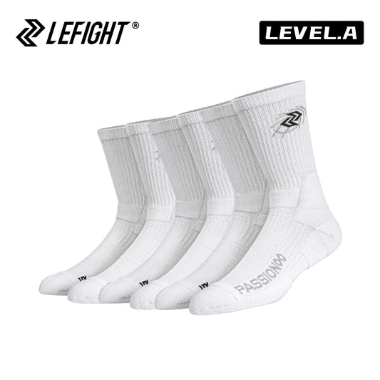 3-Pack - Medium Lefight Compression Basketball Socks