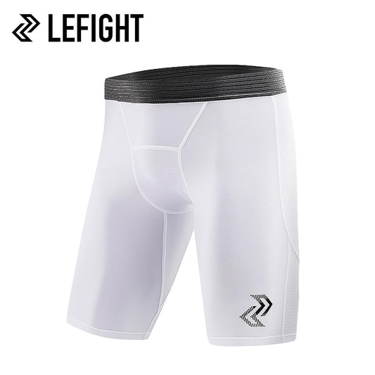 Lefight High Stretch Knee-Length Compression Shorts