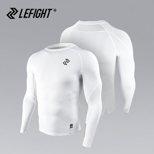 Lefight Men's Moisture Wicking Spandex Bodysuit, High Stretch Compression Bodysuit