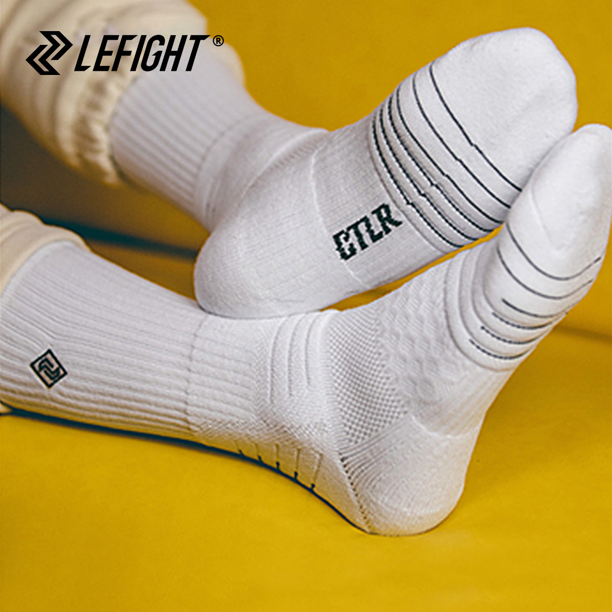 3 Pairs - Lefight Large Basketball Compression Socks