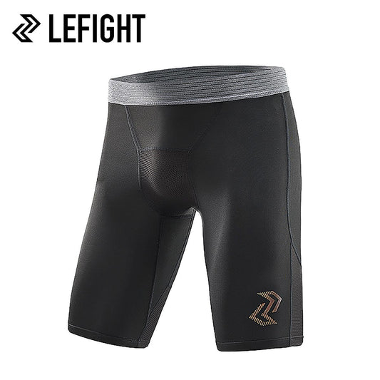Lefight High Stretch Knee-Length Compression Shorts