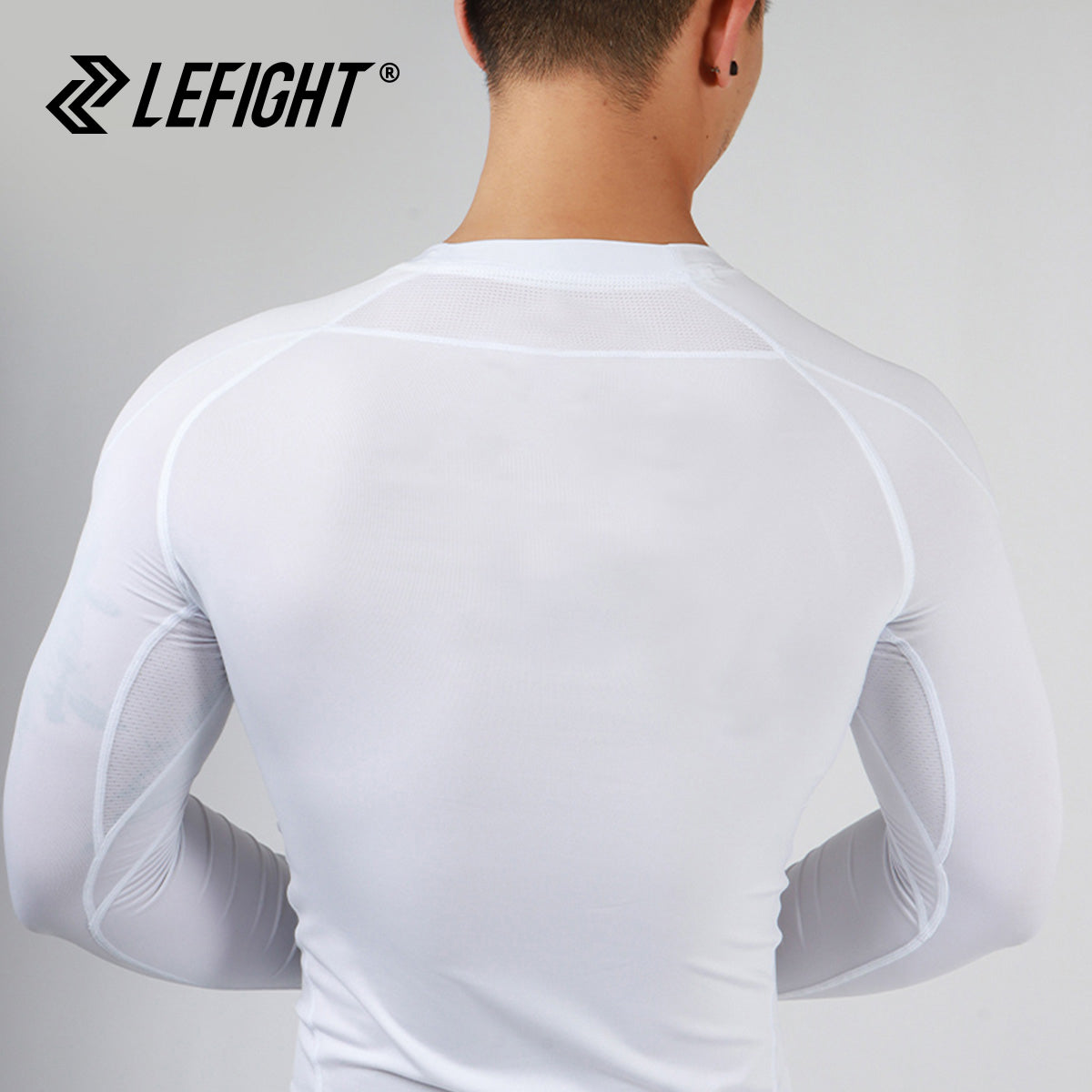 Body de licra que absorbe la humedad para hombre de Lefight, body de compresión de alta elasticidad